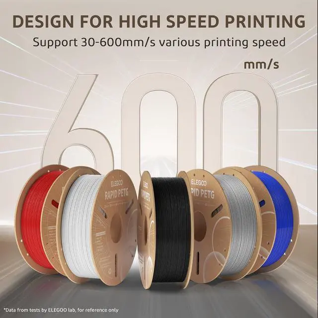 Alt view image 2 of 7 - Rapid PETG Filament Bundle 4KG & PLA Plus Filament Black 2KG