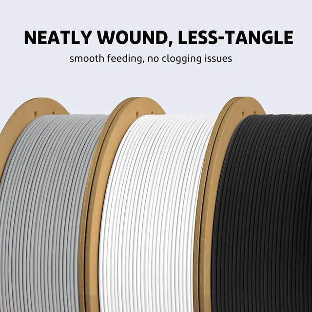 Alt view image 4 of 7 - PLA+ Filament Yellow 1KG & Rapid PETG Filament White 1KG
