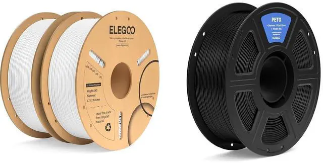 Main image of PLA Plus Filament White 2KG & PETG Filament Black 1KG