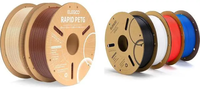 Main image of Rapid PETG Filament Beige&Brown 2KG & PLA Filament 4Color 4KG