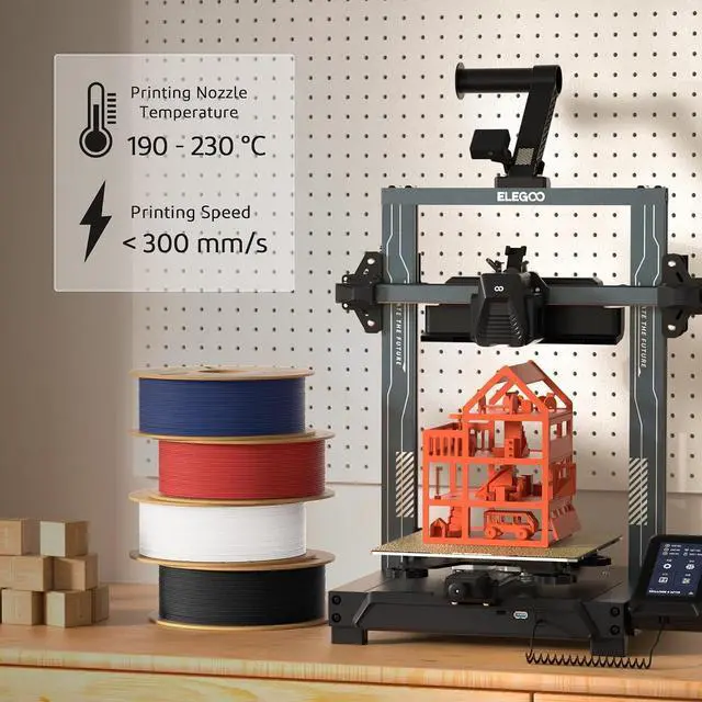 Alt view image 5 of 7 - PETG Filament Beige & Brown 2KG & PLA Filament 4-Color 4KG