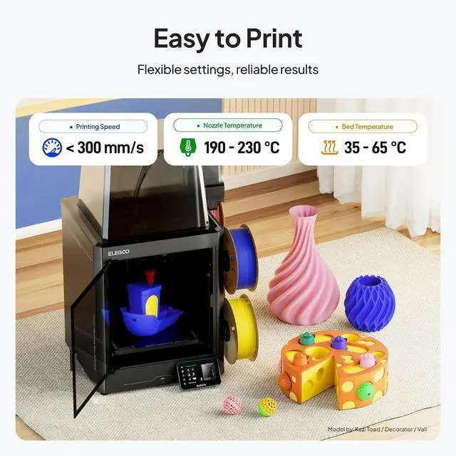 Alt view image 6 of 7 - 1.75mm Carbon Fiber PETG Filament Blue 1KG & PLA Filament Black 1KG