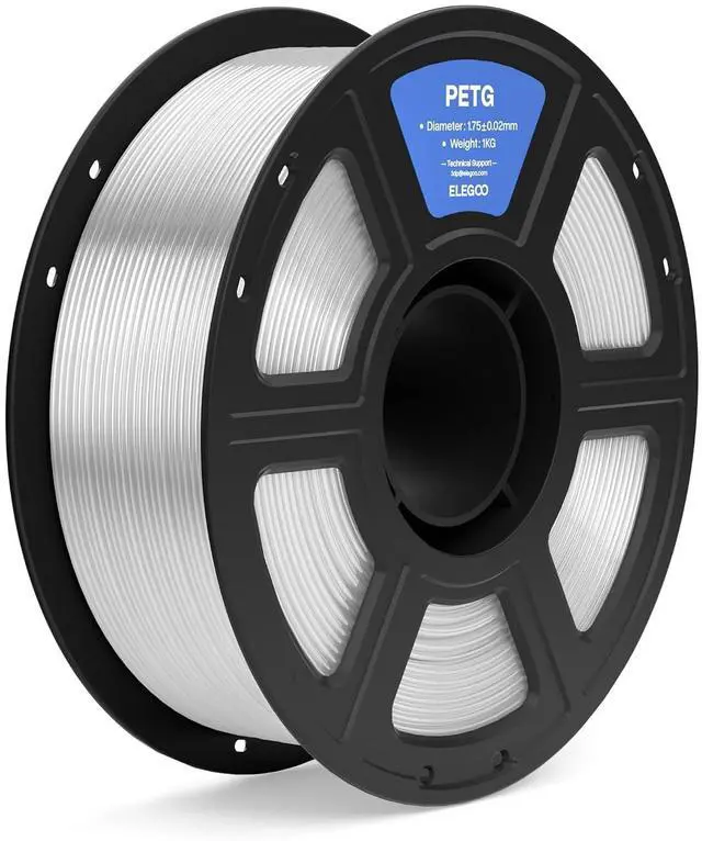 Main image of PETG 3D Printer Filament 1.75mm Transparent 1KG