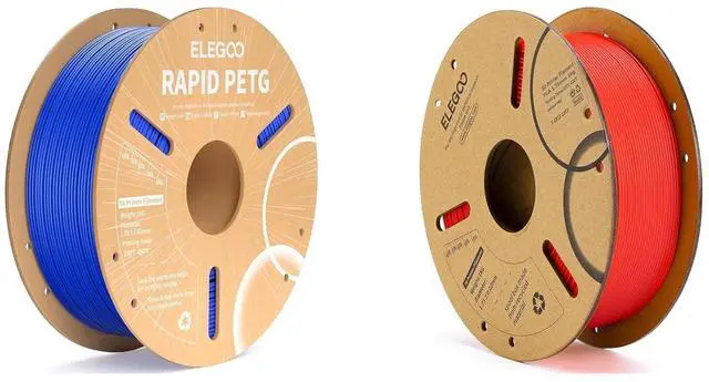 Main image of 1.75mm Rapid PETG Filament Blue 1KG & PLA Filament Red 1KG