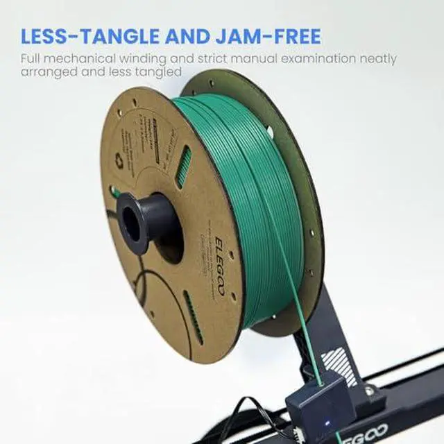 Alt view image 2 of 4 - 1.75mm PETG Filament Brown 1KG & PLA Filament Neon Green 1KG