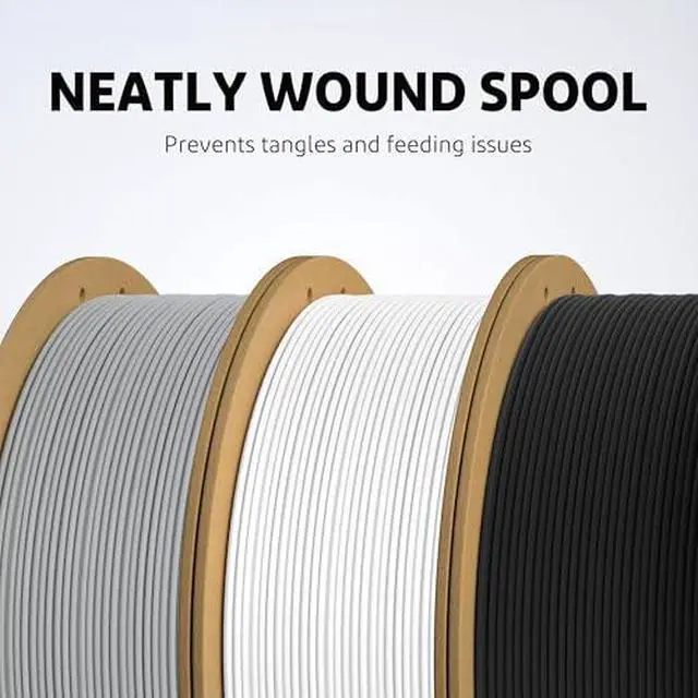 Alt view image 3 of 7 - Matte PLA Filament Beige 1KG & PLA Filament Brown 1KG