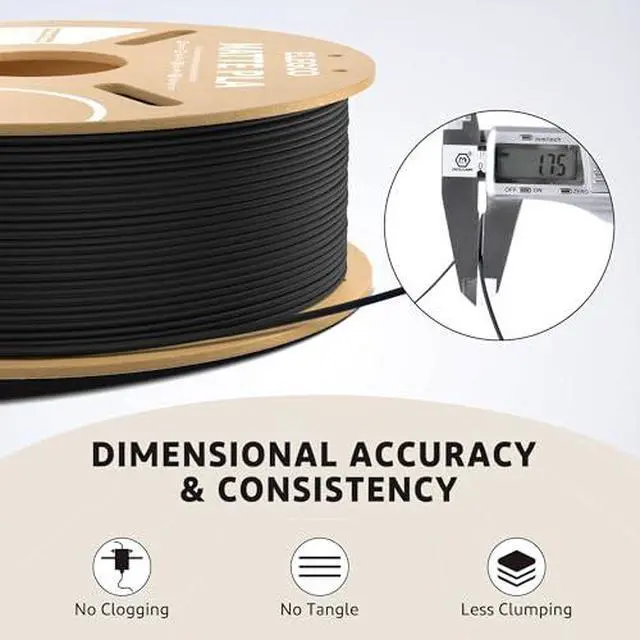 Alt view image 4 of 7 - Matte PLA Filament Beige 1KG & PLA Filament Brown 1KG