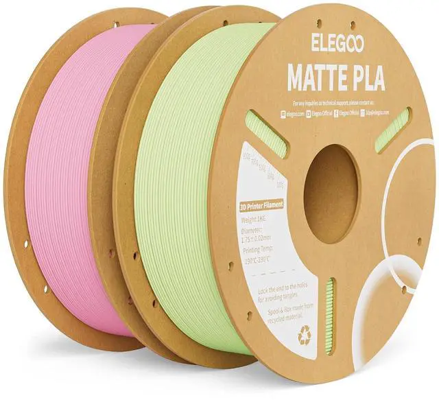 Main image of Matte PLA 3D Printer Filament Sakura Pink & Mint Green 2KG 1.75mm