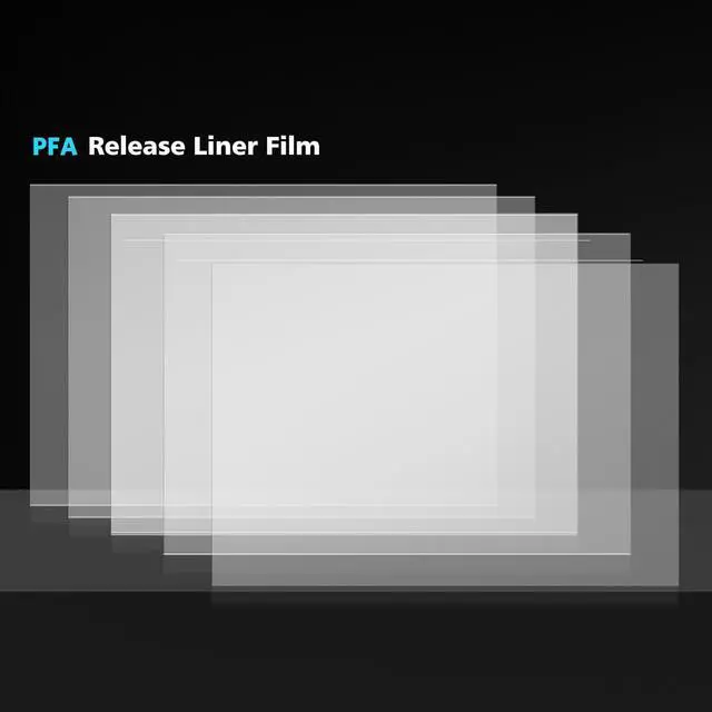Alt view image 5 of 7 - 5PCS PFA Release Liner Film for Saturn 2/8K/3/4/4 Ultra/4 Ultra 16K Resin 3D Printer and 33-in-1 Electric Screwdriver Set