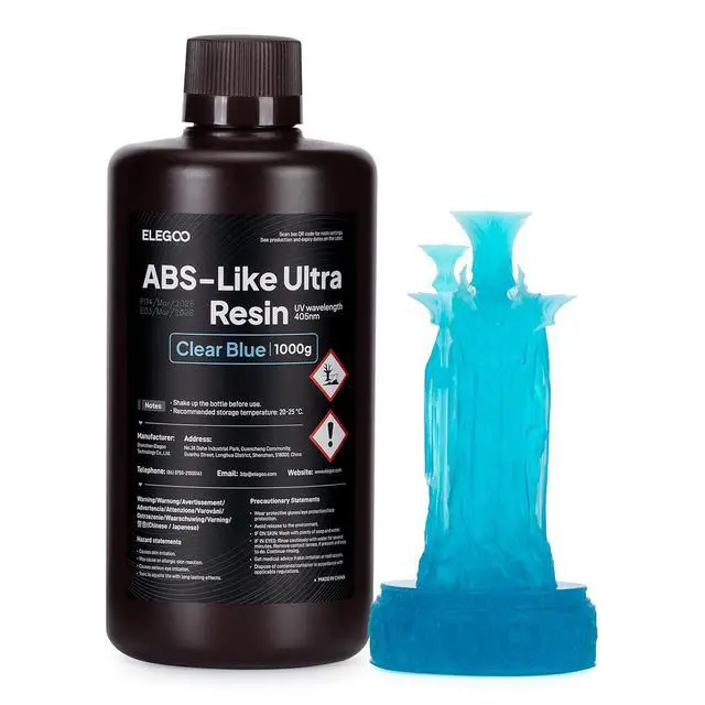 Main image of ABS-Like Ultra Resin Clear Blue 1000g