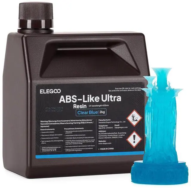 Main image of ABS-Like Ultra Resin Clear Blue 2000g