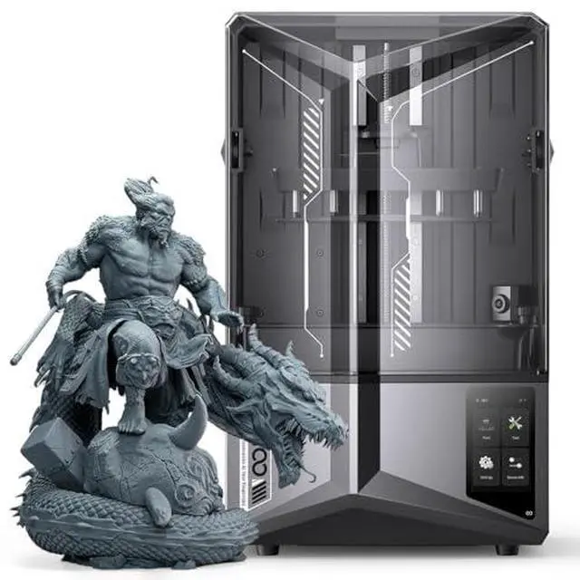 Alt view image 2 of 7 - Saturn 4 Ultra 12K Resin 3D Printer and Mercury XS Bundle Wash and Cure Station