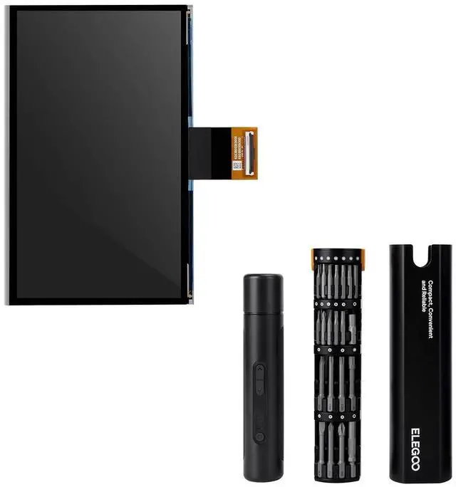 Main image of 10-Inch 12K Monochrome LCD for Saturn 3/ Saturn 3 Ultra Resin 3D Printer and 33-in-1 Electric Screwdriver Set