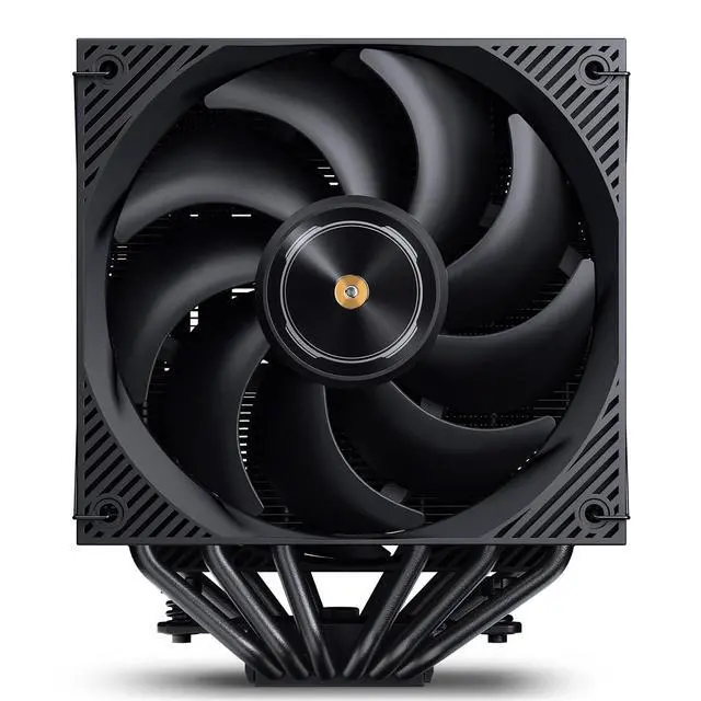 Alt view image 5 of 7 - CC90 Black Dual-Tower CPU Cooler,6Heat-pipes Digital CPU Fan H158mm