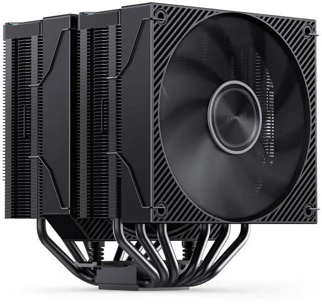 Alt view image 4 of 7 - CA90 Black Dual-Tower CPU Cooler,Mute Series air Cooling,CPU Fan H159mm,130mm PWM Fan CPU Air Cooler,6 Copper Heat Pipes Radiator, AM5/AM4/ Intel LGA115X/1200/1700/1851,D-TDP 270W