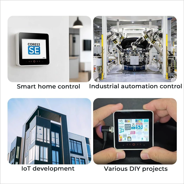Alt view image 6 of 7 - M5Stack Official CoreS3 SE IoT Controller w/o Battery Bottom