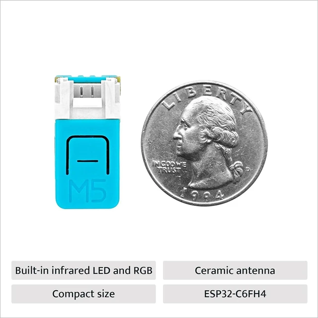 Alt view image 5 of 7 - M5Stack Official NanoC6 Dev Kit
