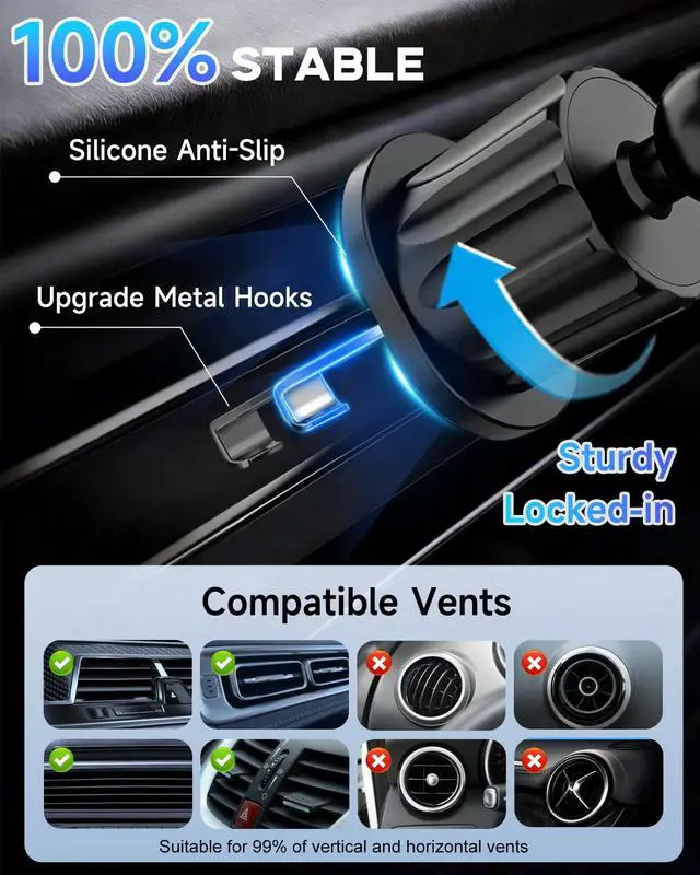 Alt view image 4 of 7 - for MagSafe Car Mount Charger 15W Fast Magnetic Wireless Car Charger Holder