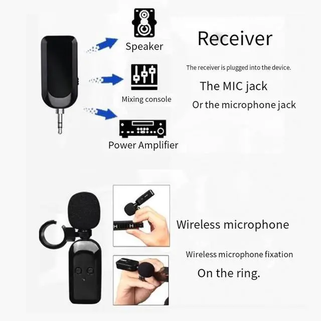 Alt view image 4 of 7 - Wireless Harmonica Microphone, Ring Pickup