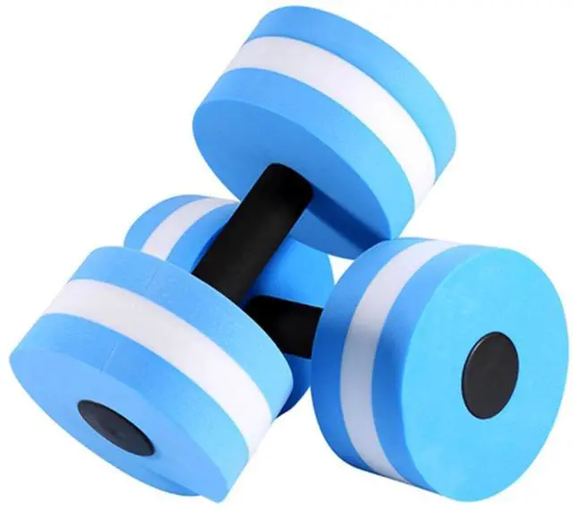 Alt view image 2 of 7 - EVA Water Aerobics Dumbbell Aquatic Barbell Fitness Swimming Pool Exercise