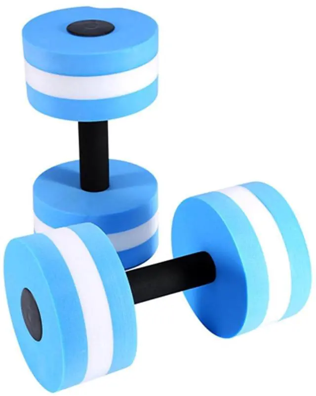 Alt view image 4 of 7 - EVA Water Aerobics Dumbbell Aquatic Barbell Fitness Swimming Pool Exercise