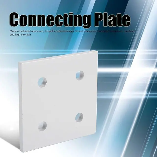 Alt view image 2 of 7 - 5Pcs 4Hole Vertical Connecting Plate Aluminium Extrusion Profile Joining Board (8080)