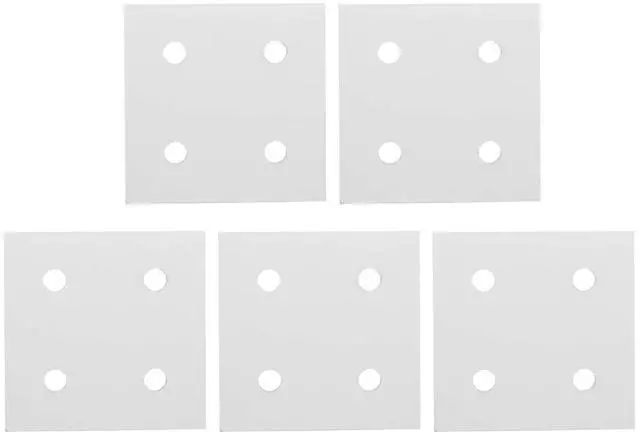 Alt view image 6 of 7 - 5Pcs 4Hole Vertical Connecting Plate Aluminium Extrusion Profile Joining Board (8080)