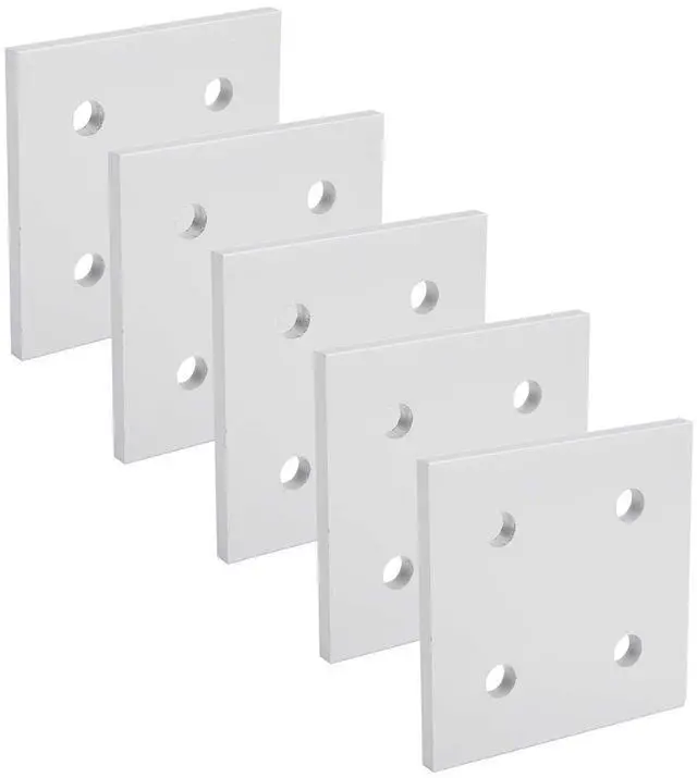 Alt view image 7 of 7 - 5Pcs 4Hole Vertical Connecting Plate Aluminium Extrusion Profile Joining Board (8080)