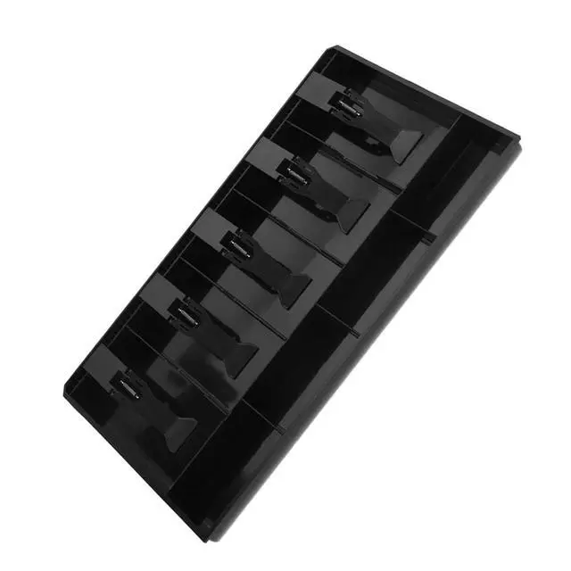 Alt view image 2 of 7 - Five Grids Casrawer Register Insert Tray Cashier Tidy Storage Safe Box (Black)