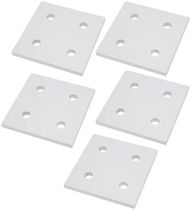 Alt view image 3 of 7 - 5Pcs 4Hole Vertical Connecting Plate Aluminium Extrusion Profile Joining Board (8080)