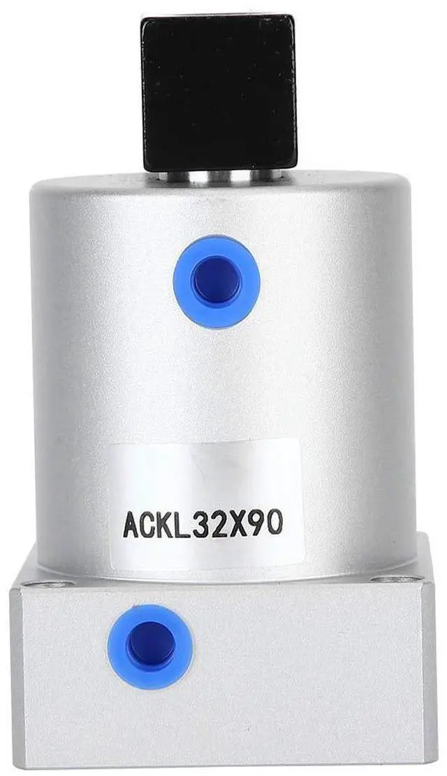 Alt view image 3 of 7 - Air Cylinder DoubleActing Clamping Corner Pressing Pneumatic Parts ACK3290r L (ACK32-90R)