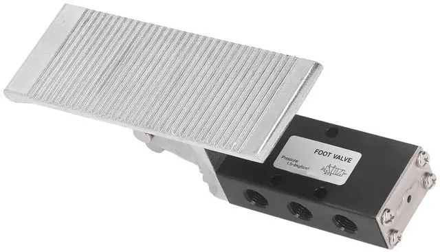 Alt view image 7 of 7 - Foot Pedal Pneumatic Valve 5 Way 2 Position G1/4in Aluminum Alloy Foot Air Pressure Control Valve, 5 Way 2 Position: Pedal Pneumatic
