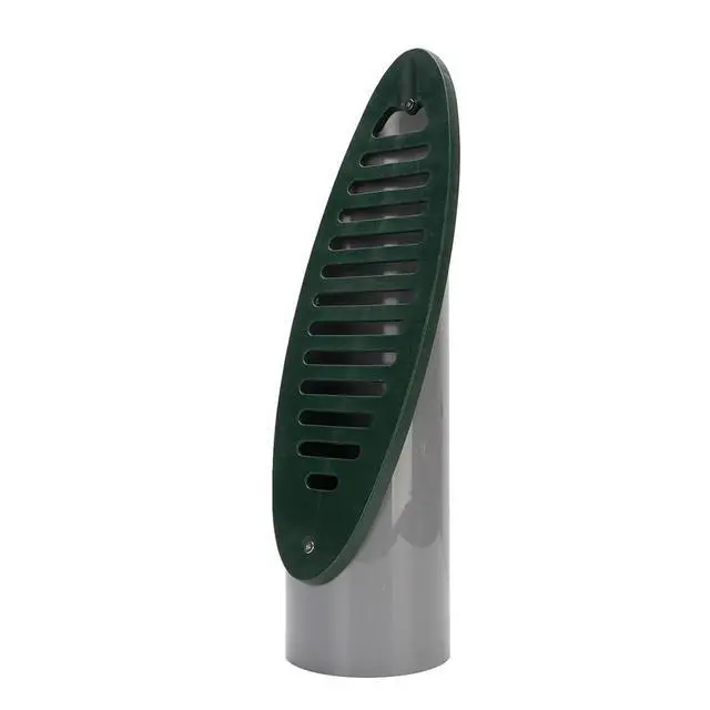 Alt view image 5 of 7 - Yard Drain Emitter PVC Detachable Grate Angled Sloped Yard Drain for Drainage System Green, Seamless Integration