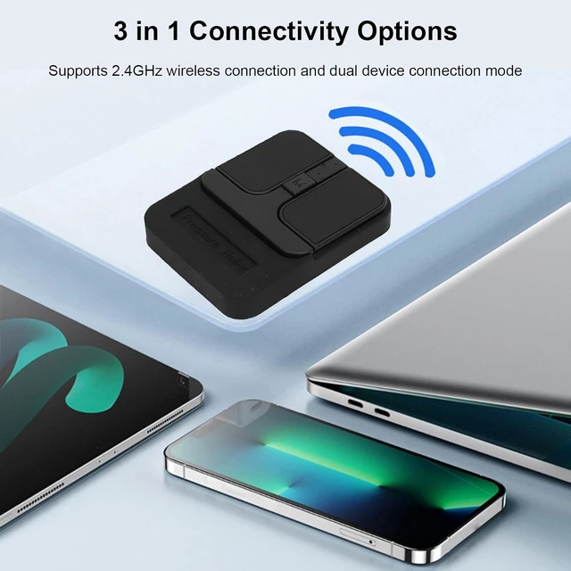 Alt view image 2 of 7 - Bluetooth Mouse, Pressure Sensitive Wireless Mouse