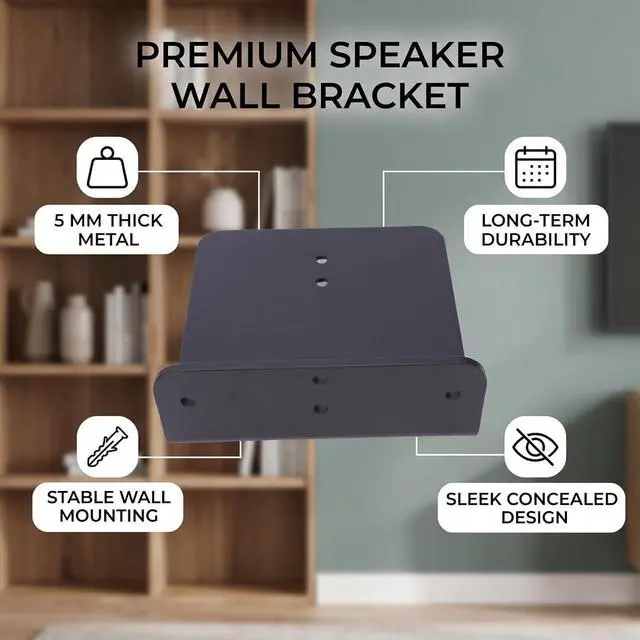 Alt view image 2 of 7 - Speaker Wall Mount for DenonHome 400
