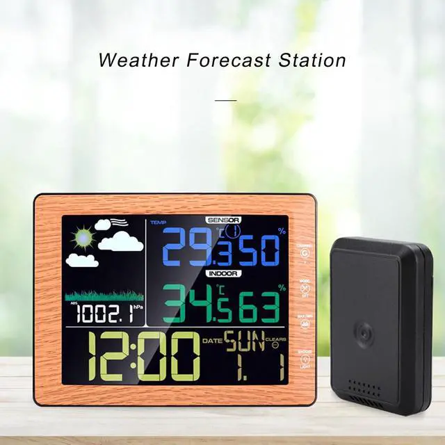 Alt view image 4 of 7 - Weather Forecast Station, for Indoor Outdoor