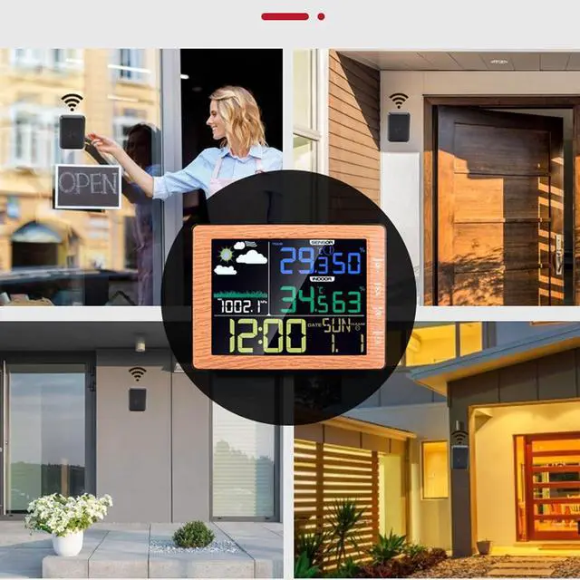 Alt view image 5 of 7 - Weather Forecast Station, for Indoor Outdoor