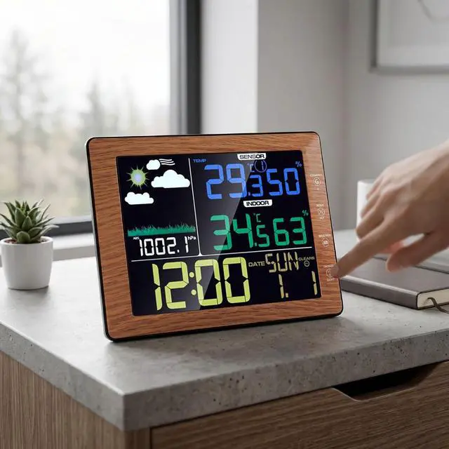 Alt view image 6 of 7 - Weather Forecast Station, for Indoor Outdoor