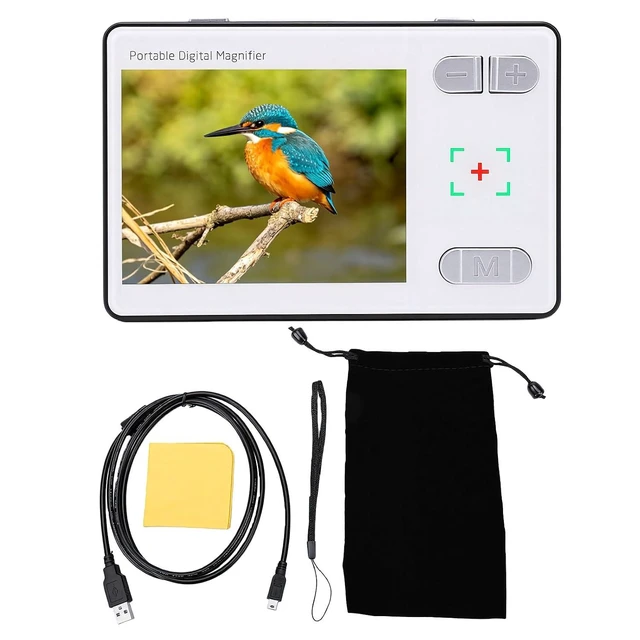 Alt view image 7 of 7 - 3.5 Inch Digital Magnifier, for Low Vision Seniors Kids