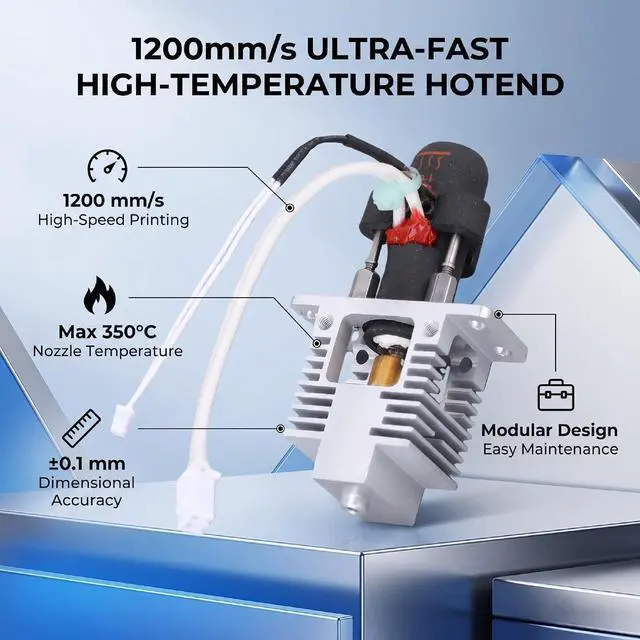 Alt view image 4 of 7 - Hotend for FL Sun S1 S1 Pro, 1200mm s High Speed