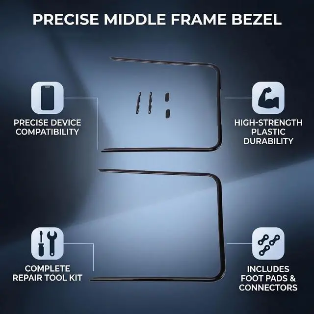Alt view image 2 of 7 - Phone Middle Frame Bezel for Moto Razr 40