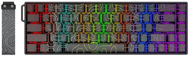 Main image of Wired Mechanical Gaming Keyboard, 68 Keys (Black)