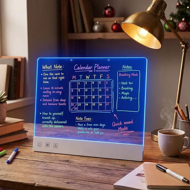 Alt view image 5 of 7 - LED Drawing Board, Light Up Drawing Board, LED Message