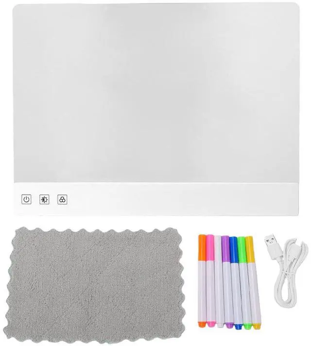 Alt view image 7 of 7 - LED Drawing Board, Light Up Drawing Board, LED Message