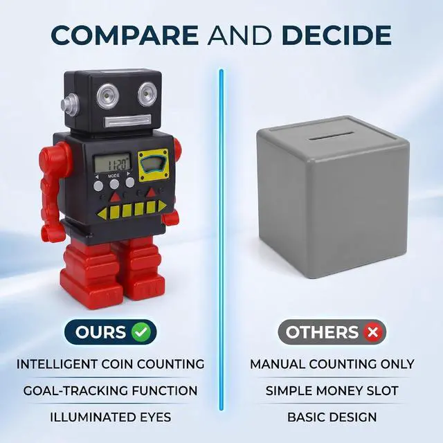 Alt view image 3 of 7 - Electronic Money Savings Box, Electronic Money Save Bank, Kids Safe Piggy Bank