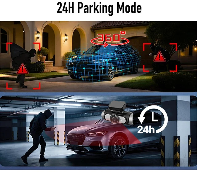 Alt view image 5 of 7 - 4 Camera Car Security Recorder, High Definition Dash Cam, Dash Camera for Cars