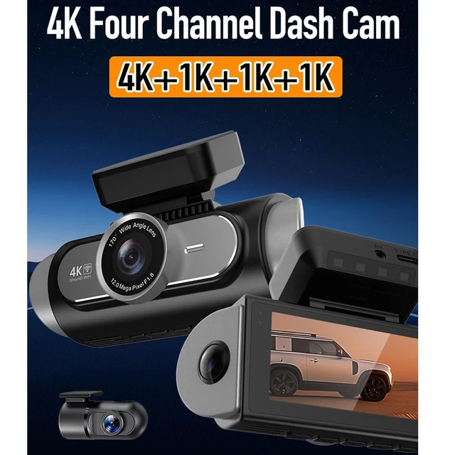 Alt view image 2 of 7 - 4 Camera Car Security Recorder, High Definition Dash Cam, Dash Camera for Cars