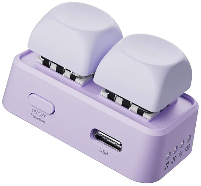 Main image of Bluetooth Page Turner Keyboard, 2 Key Customizable