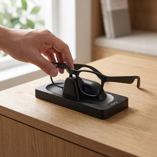 Alt view image 7 of 7 - Charging Stand for Meta Glasses
