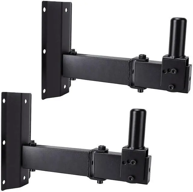 Main image of Heavy Duty Dual PA Speaker Wall Mount, Aluminum Alloy 154lbs, Wide Compatibility Most Speakers, Adjustable for Home Theater Studio